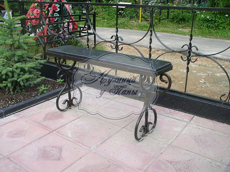 Скамейка на могилу К-105 - 140 руб.