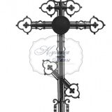 Кованый крест на могилу К-324 - 462 руб.