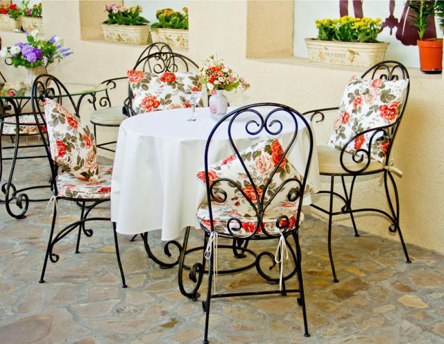 Комплект садовой мебели кованый 4-2011 - 1451 бел.руб. (стол + 4 стула)