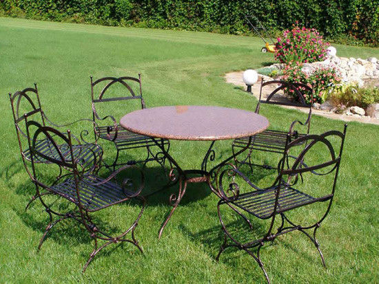 Комплект садовой мебели кованый 4-2016 - 1476 бел.руб. (стол + 4 стула)