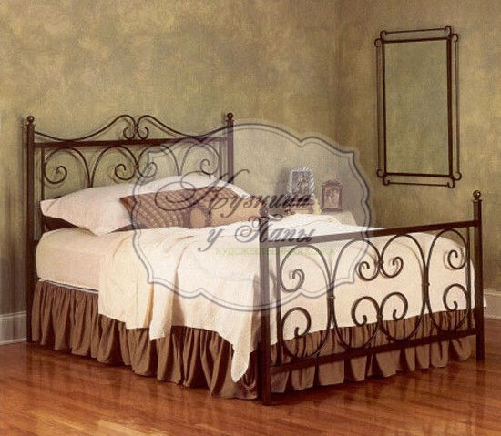 Кованая кровать 2001-75 - 960 руб. в размере 160х200