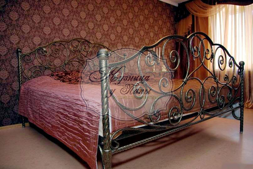 Кованая кровать 2001-67 - 1310 руб. в размере 160х200