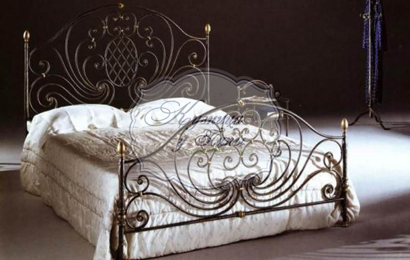Кованая кровать 2001-59 - 1900 руб. в размере 160х200