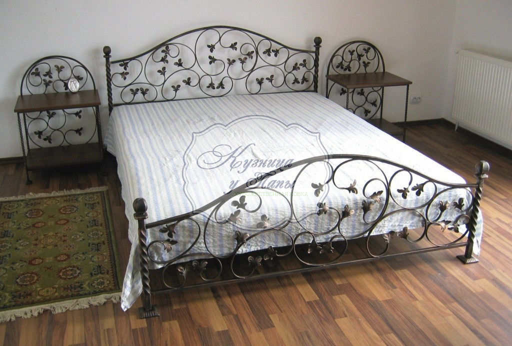 Кованая кровать 2001-58 - 1065 руб. в размере 160х200