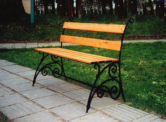 Кованая скамейка 4-1003 - 212 бел.руб.