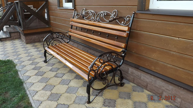 Кованая скамейка 4-1012 - 782 бел.руб.