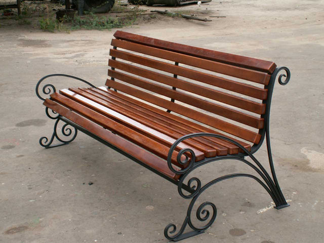 Кованая скамейка 4-1031 - 396 бел.руб.