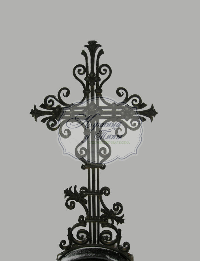 Кованый крест на могилу К-352 - 836 руб.