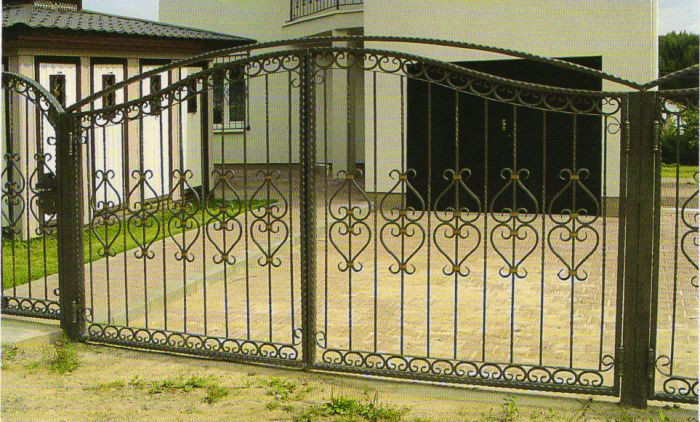 Кованые ворота 1-02005 - 273 руб./кв.м