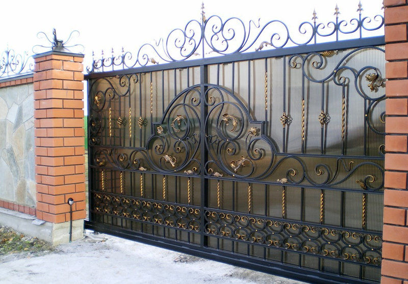 Кованые ворота 1-02034 - 365 руб./кв.м