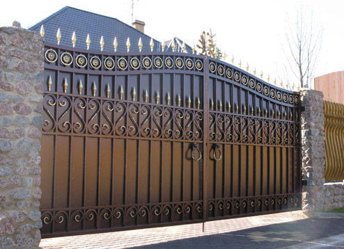 Кованые ворота 1-02036 - 387 руб./кв.м