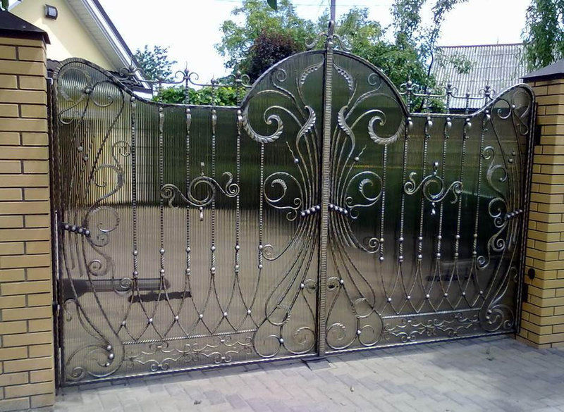 Кованые ворота 1-02051 - 565 руб./кв.м