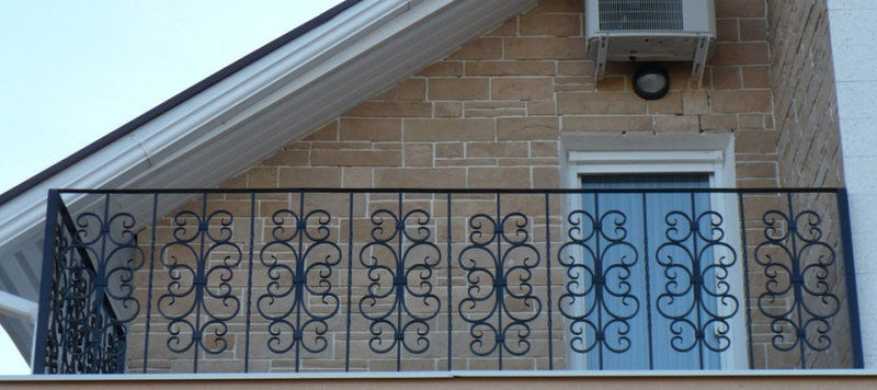 Кованые балконные перила 1-03004 - 257 руб. за м.кв.