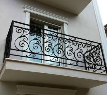 Кованые балконные перила 1-03009 - 266 руб. за м.кв.
