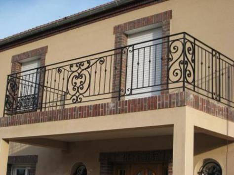 Кованые балконные перила 1-03017 - 238 руб. за м.кв.