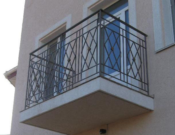 Кованые балконные перила 1-03019 - 273 руб. за м.кв.