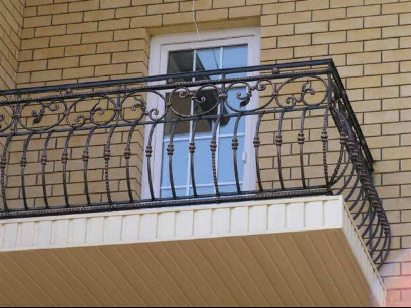 Кованые балконные перила 1-03040 - 306 руб. за м.кв.