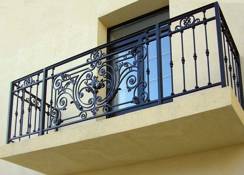 Кованые балконные перила 1-03048 - 317 руб. за м.кв.