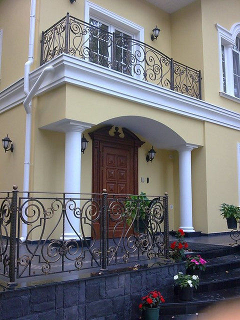 Кованые балконные перила 1-03063 - 356 руб. за м.кв.