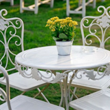 Комплект садовой мебели кованый 4-2022 - 1765 бел.руб. (стол + 4 стула)