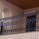 Кованые балконные перила 1-03032 - 302 руб. за м.кв.