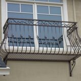 Кованые балконные перила 1-03011 - 271 руб. за м.кв.