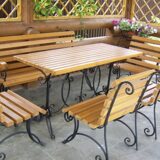 Комплект садовой мебели кованый 4-2005 - 1344 бел.руб. (стол + 4 стула)
