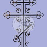 Кованый крест на могилу К-311 - 374 руб.