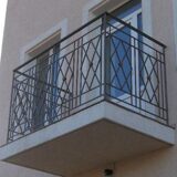 Кованые балконные перила 1-03019 - 273 руб. за м.кв.