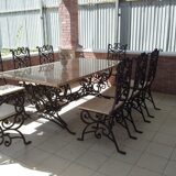 Комплект садовой мебели кованый 4-2023 - 2178 бел.руб. (стол + 4 стула)