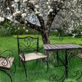 Комплект садовой мебели кованый 4-2012 - 1387 бел.руб. (стол + 4 стула)