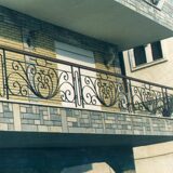 Кованые балконные перила 1-03033 - 304 руб. за м.кв.