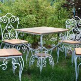 Комплект садовой мебели кованый 4-2018 - 1737 бел.руб. (стол + 4 стула)