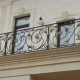Кованые балконные перила 1-03039 - 306 руб. за м.кв.