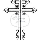 Кованый крест на могилу К-312 - 374 руб.
