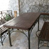 Комплект садовой мебели кованый 4-2017 - 2038 бел.руб. (стол + 2 скамейки)