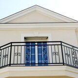 Кованые балконные перила 1-03016 - 233 руб. за м.кв.