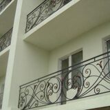 Кованые балконные перила 1-03020 - 277 руб. за м.кв.