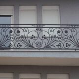 Кованые балконные перила 1-03055 - 326 руб. за м.кв.