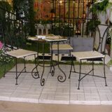 Комплект садовой мебели кованый 4-2001 - 1169 бел.руб. (стол + 4 стула).