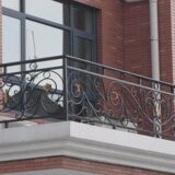 Кованые балконные перила 1-03005 - 257 руб. за м.кв.