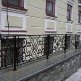 Кованые лестничные перила 1-04070 - 332 руб. за м.кв.